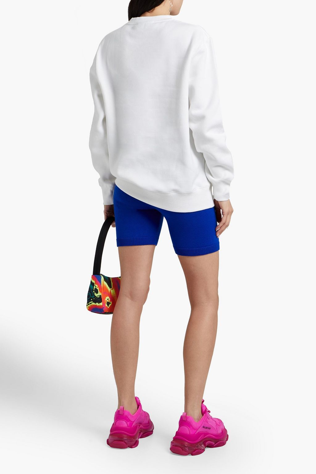STELLA MCCARTNEY Logo-print cotton-fleece sweatshirt