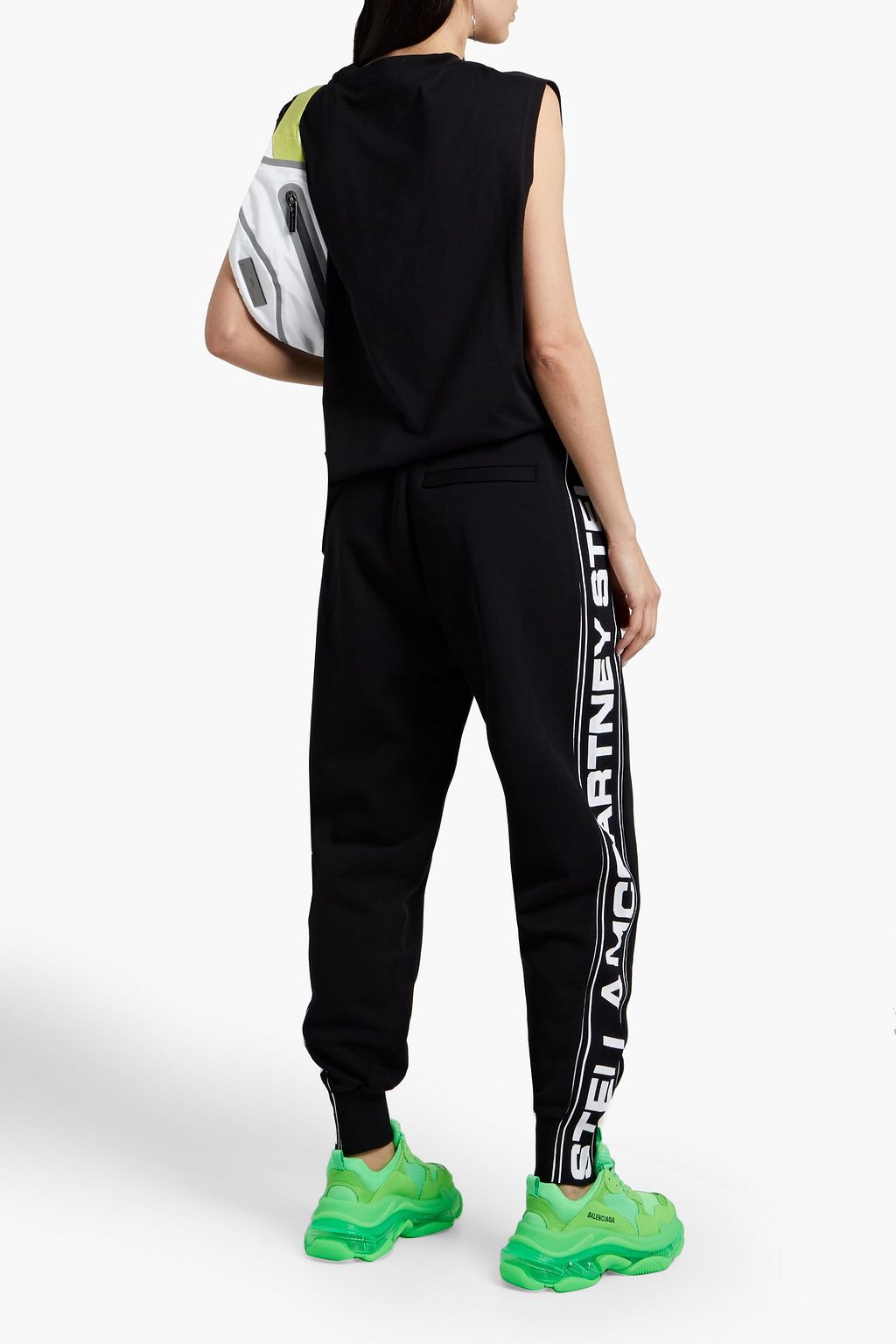 STELLA MCCARTNEY Printed cotton-jersey tank