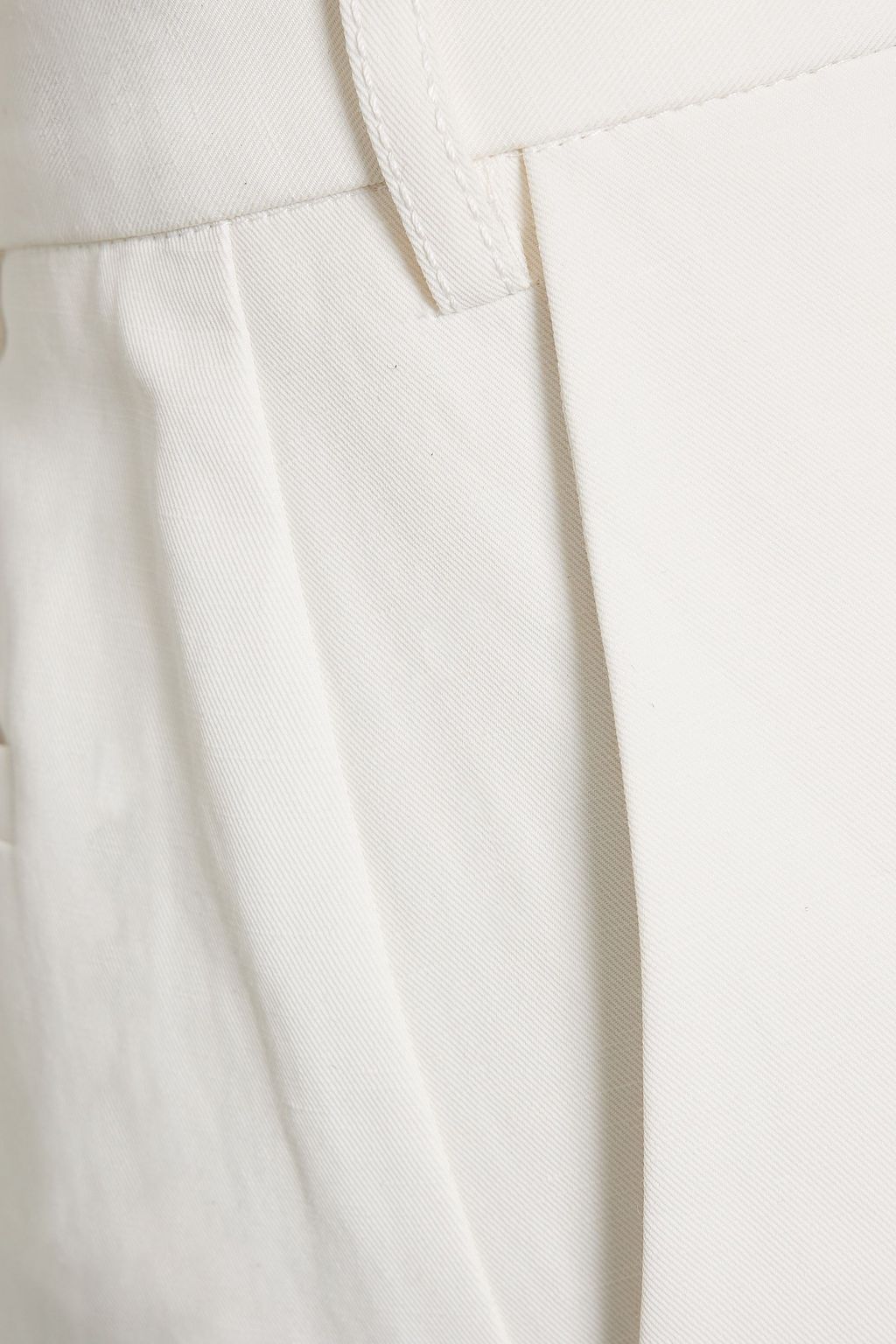 STELLA MCCARTNEY Fluted twill mini skirt