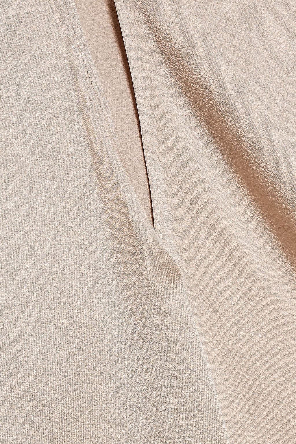 STELLA MCCARTNEY Mia ruffle-trimmed satin mini dress