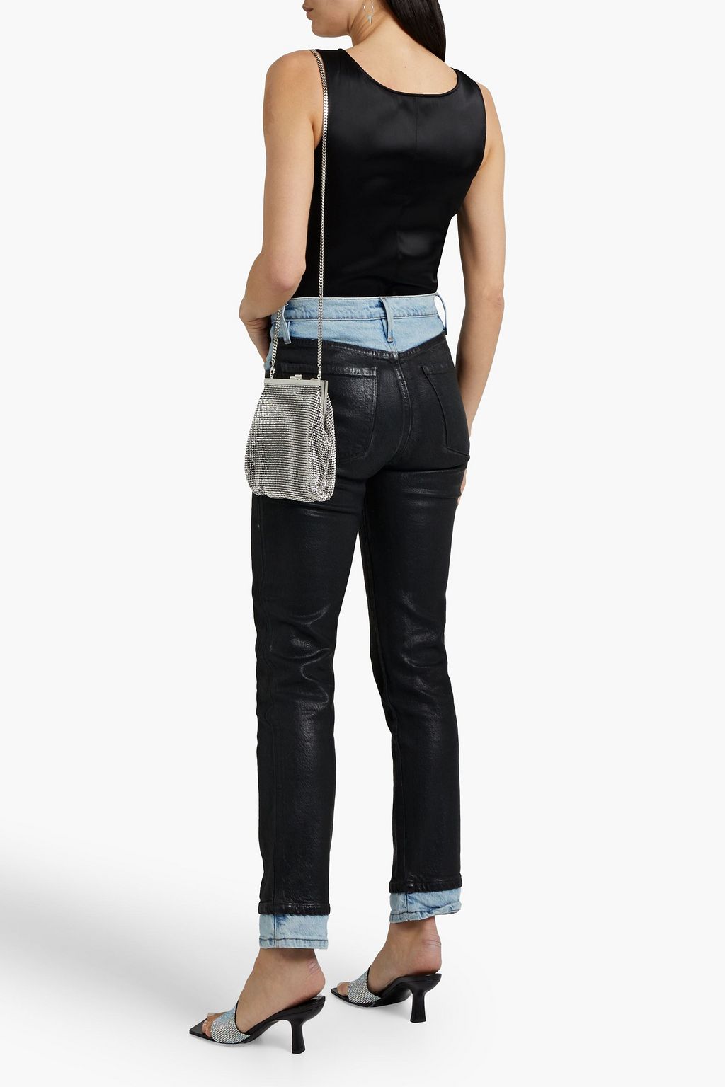 1017 ALYX 9SM Appliquéd satin top