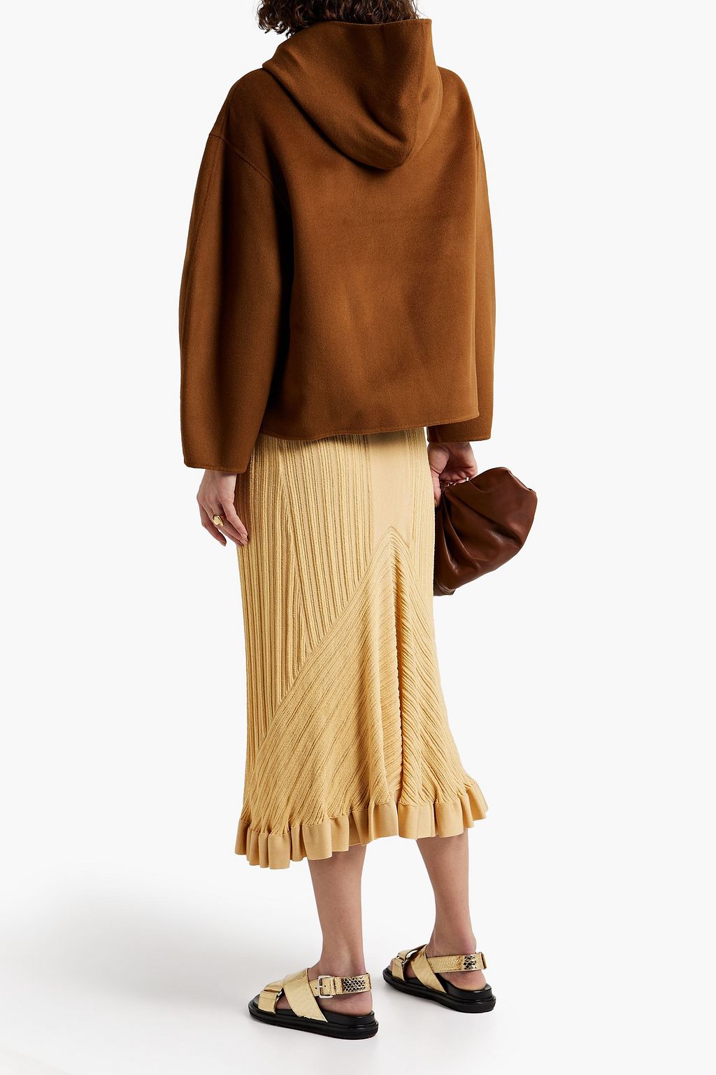 LOULOU STUDIO Pollos oversized wool and cashmere-blend hoodie