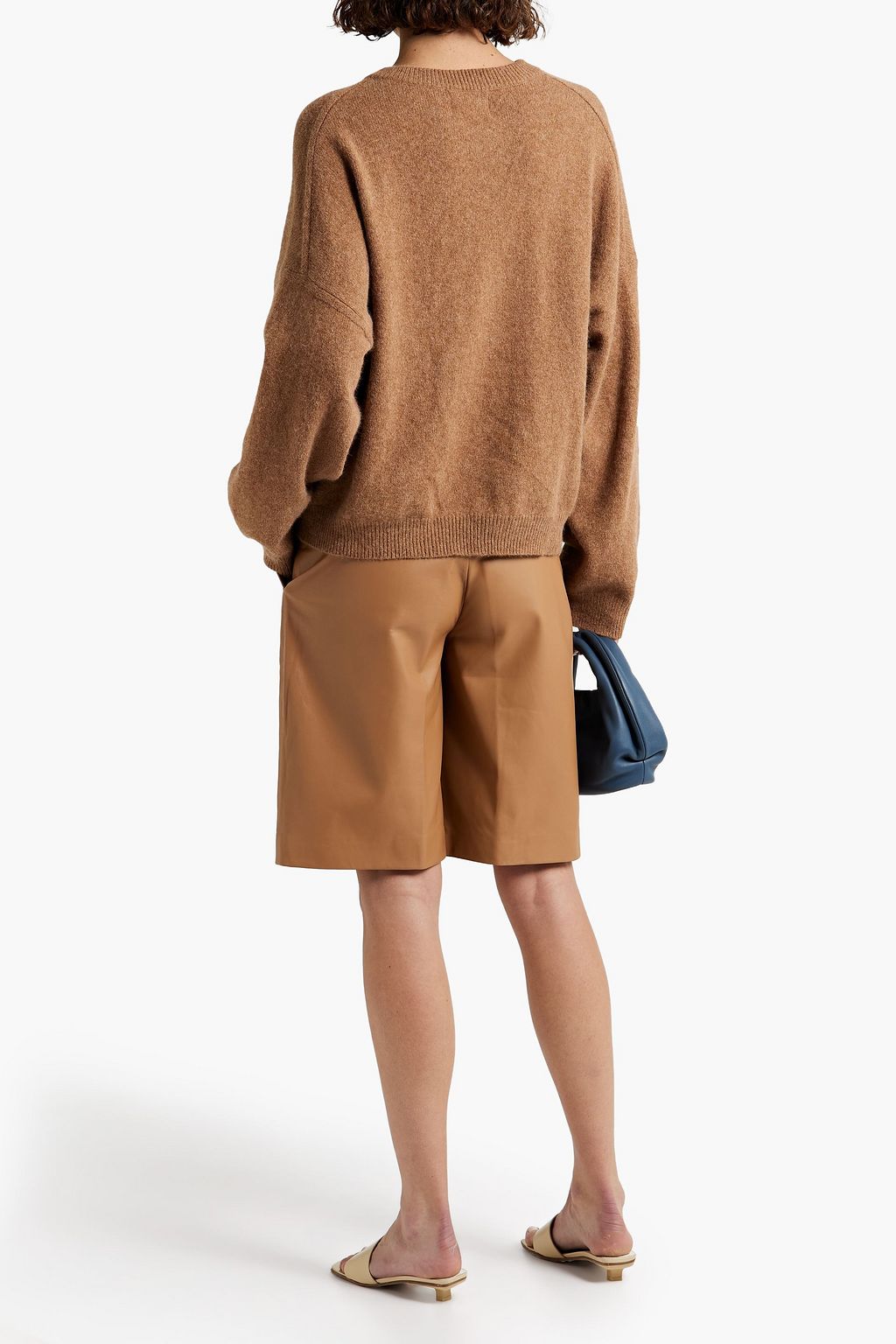 LOULOU STUDIO Pullover aus einer gebürsteten Wollmischung