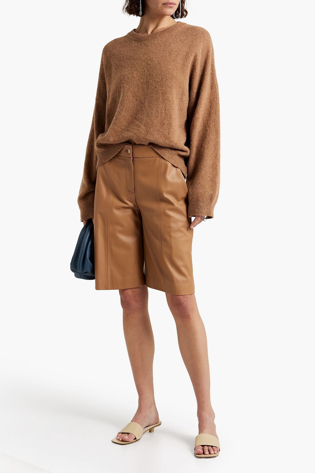 LOULOU STUDIO Pullover aus einer gebürsteten Wollmischung