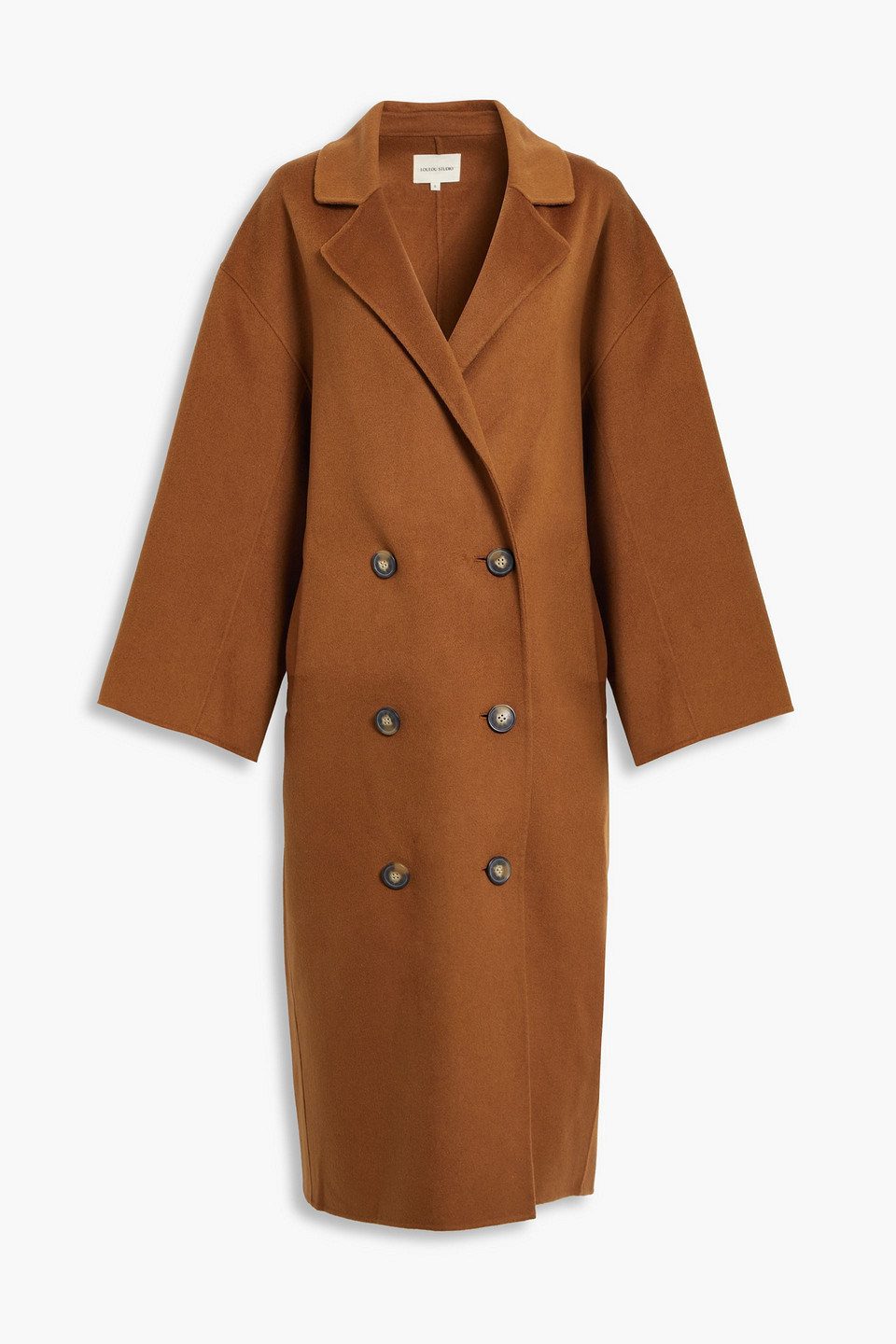 LOULOU STUDIO BORNEO DOUBLE-BREASTED WOOL AND CASHMERE-BLEND FELT COAT,3074457345631371652