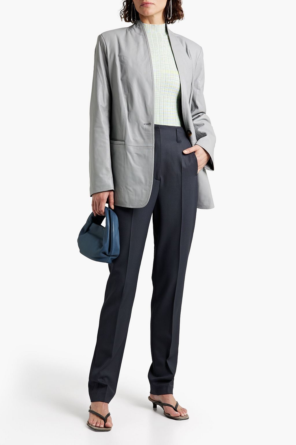 LOULOU STUDIO Malpelo leather blazer