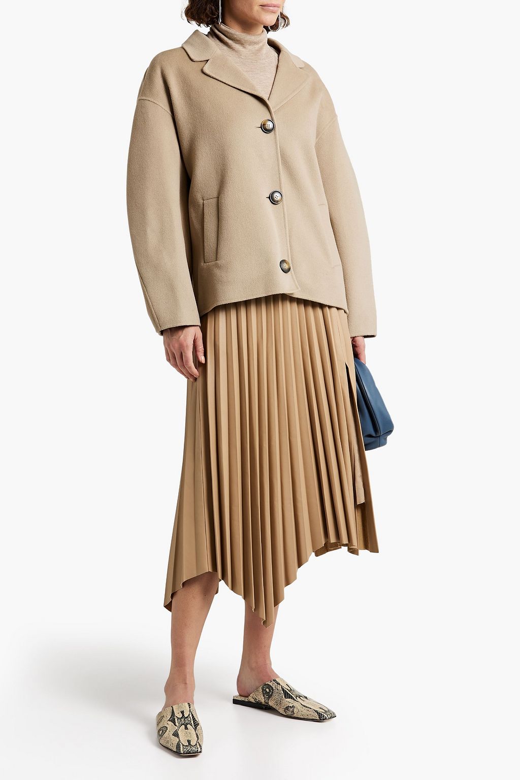 LOULOU STUDIO Moho wool and cashmere-blend felt jacket