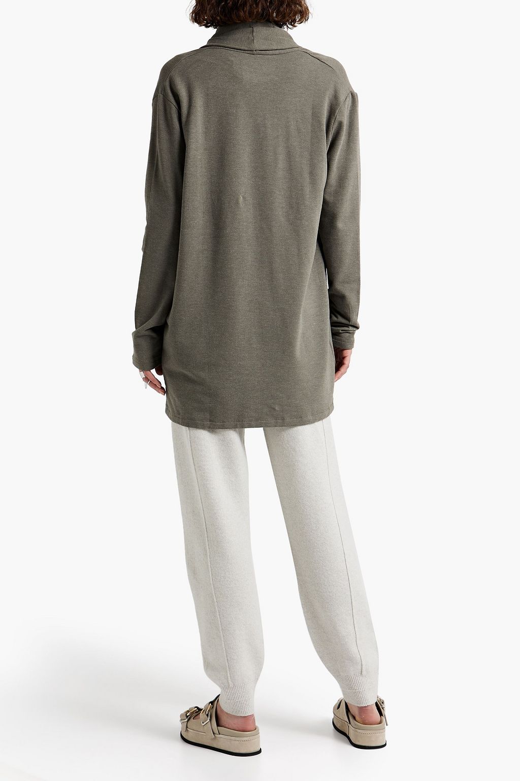 MAJESTIC FILATURES Mélange jersey cardigan