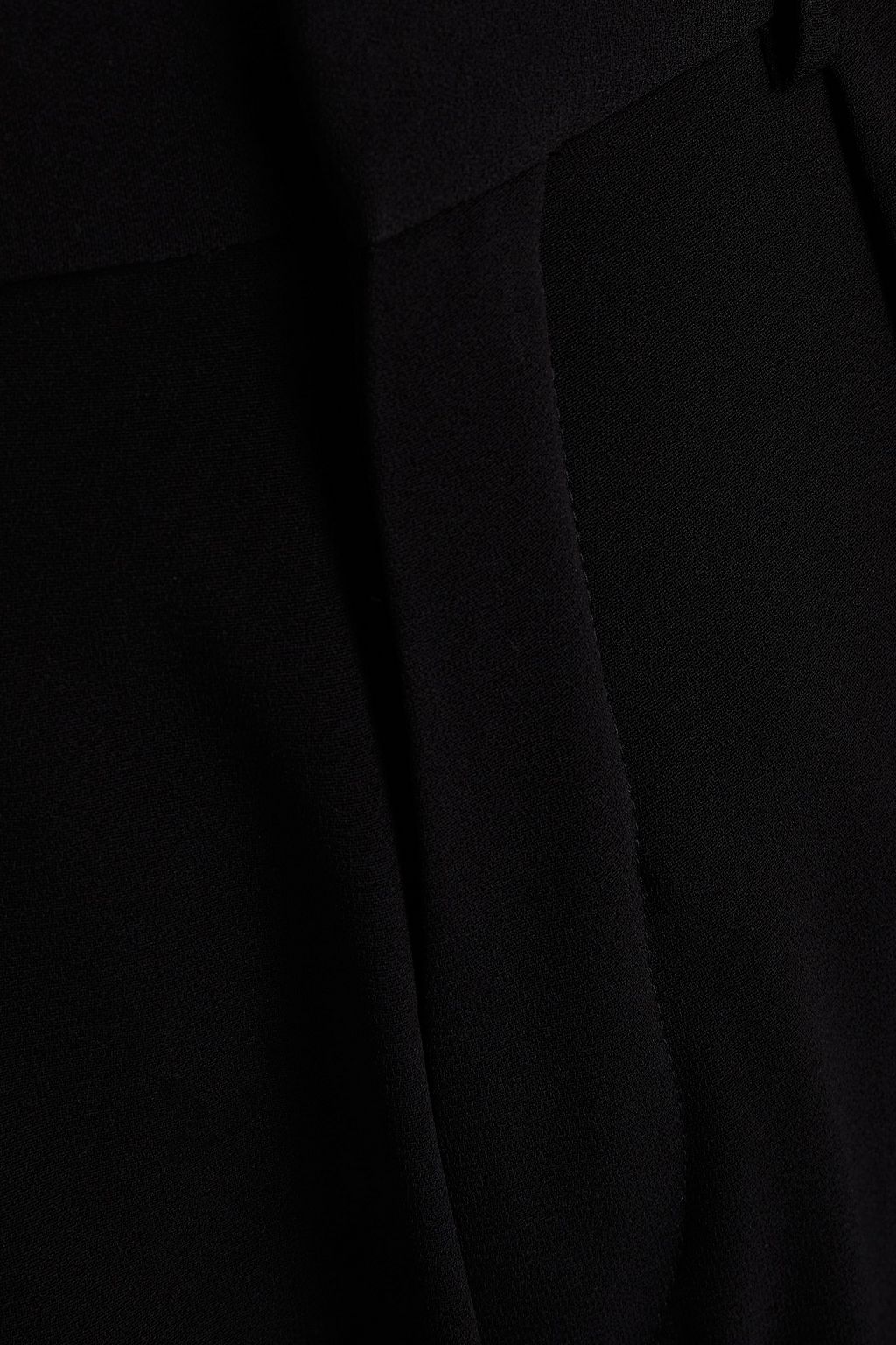 BALMAIN Tapered cropped pleated pants