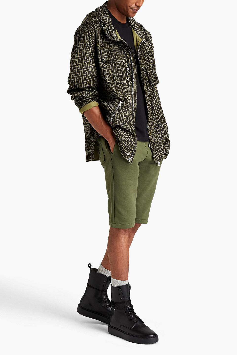 Balmain Man French Cotton-terry Shorts