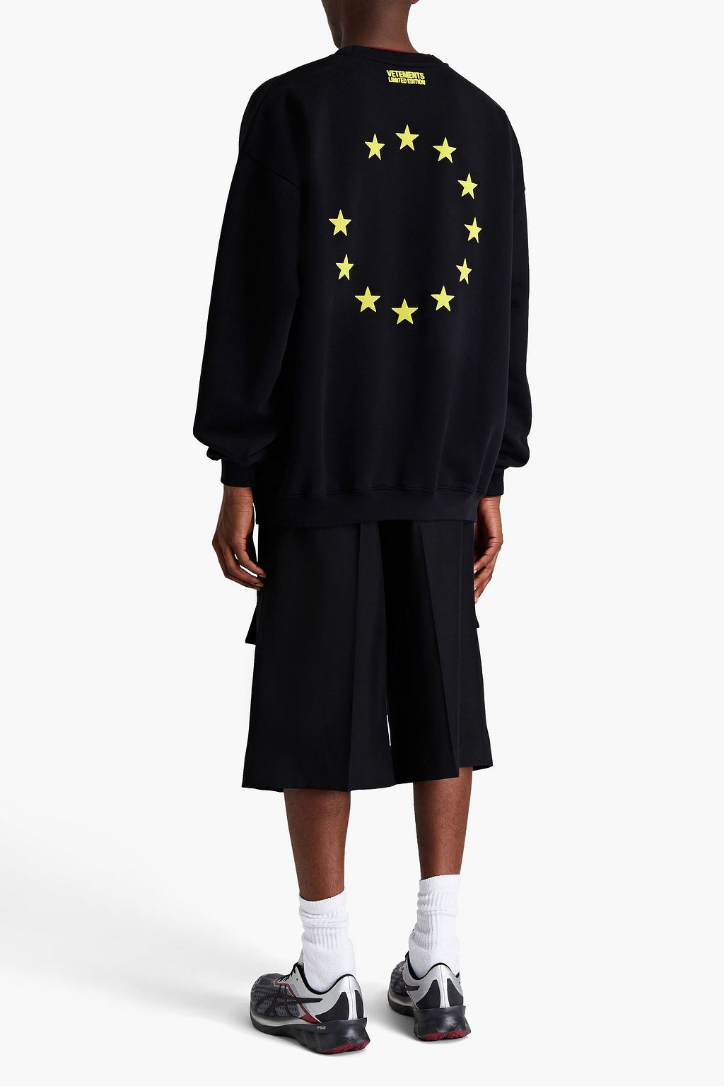 VETEMENTS Printed French cottonterry sweatshirt THE