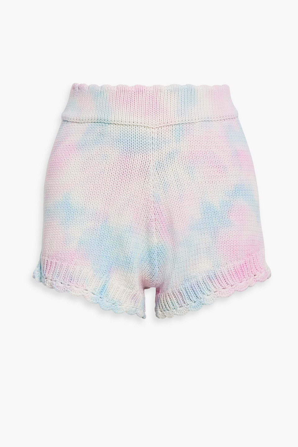 Karrisa tie-dyed cotton-blend shorts