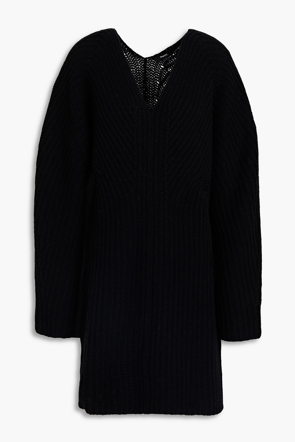 Wool and cashmere-blend mini dress