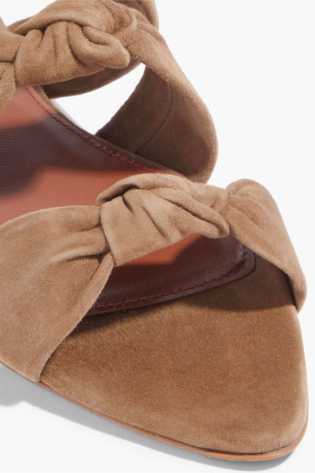 LE MONDE BERYL Knotted suede sandals
