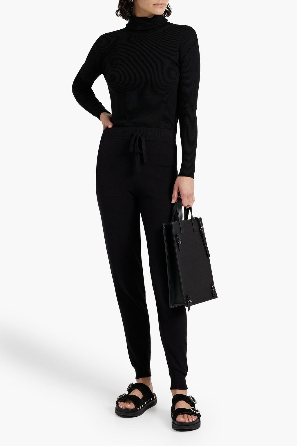 MAJESTIC FILATURES Cotton-blend track pants
