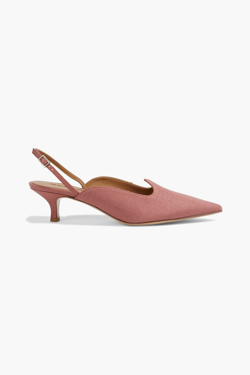 Le Monde Beryl Linen slingback pumps