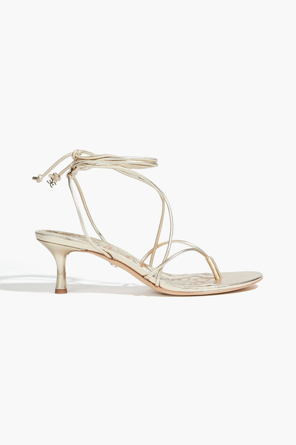 Gold Jamila metallic faux leather 