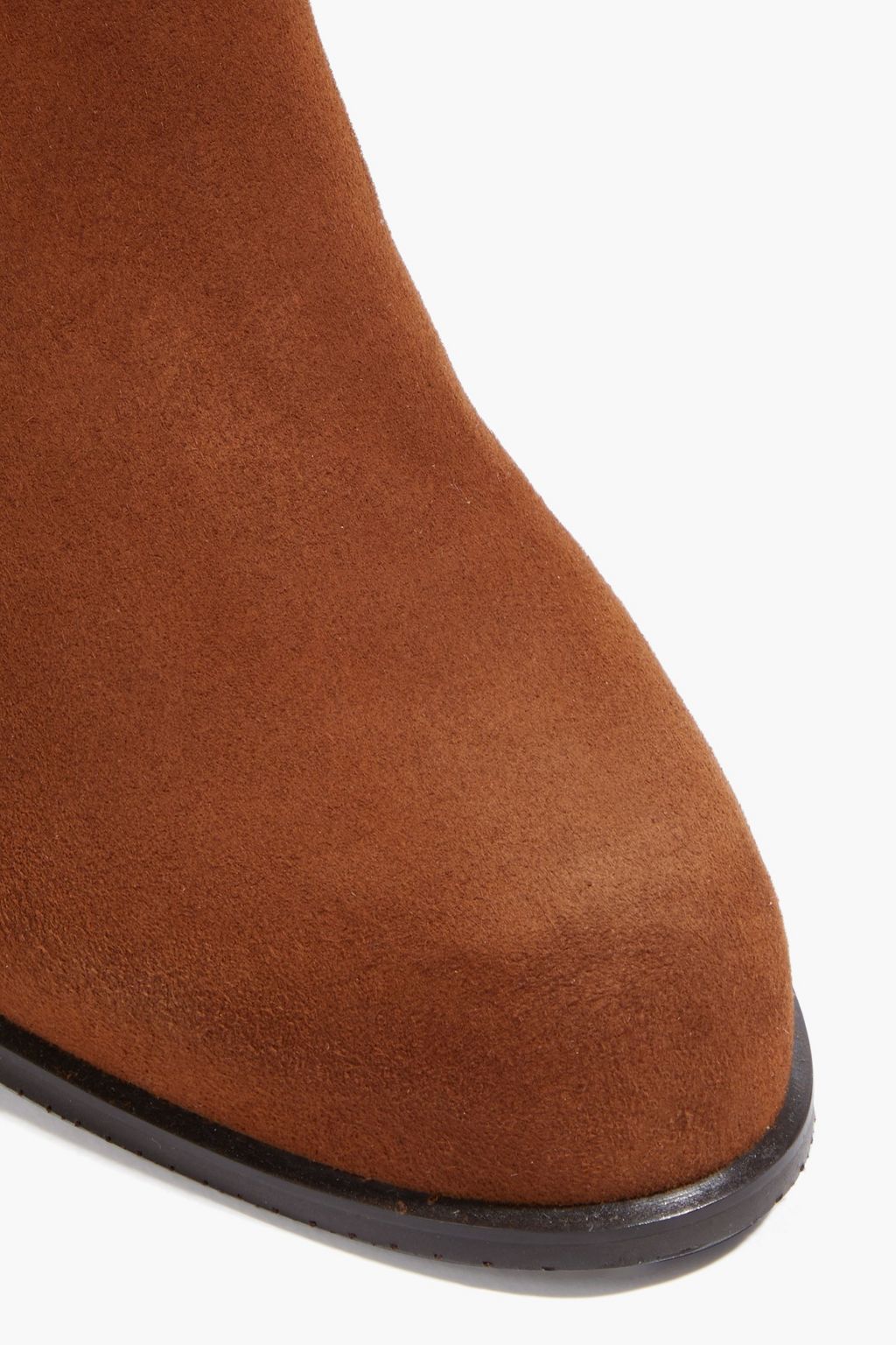 STUART WEITZMAN Benedicta buckle-embellished suede ankle boots