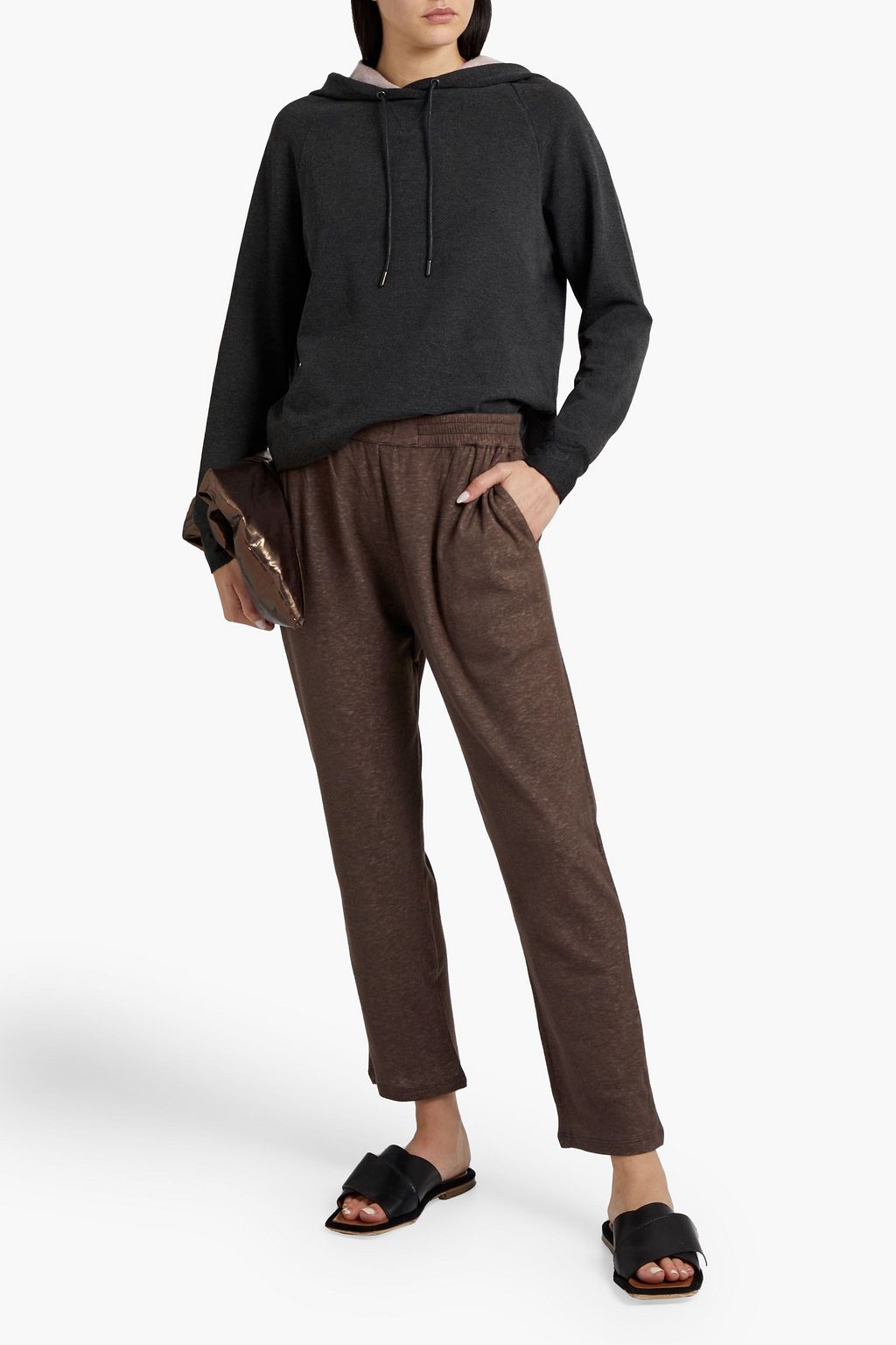 MAJESTIC FILATURES French terry hoodie