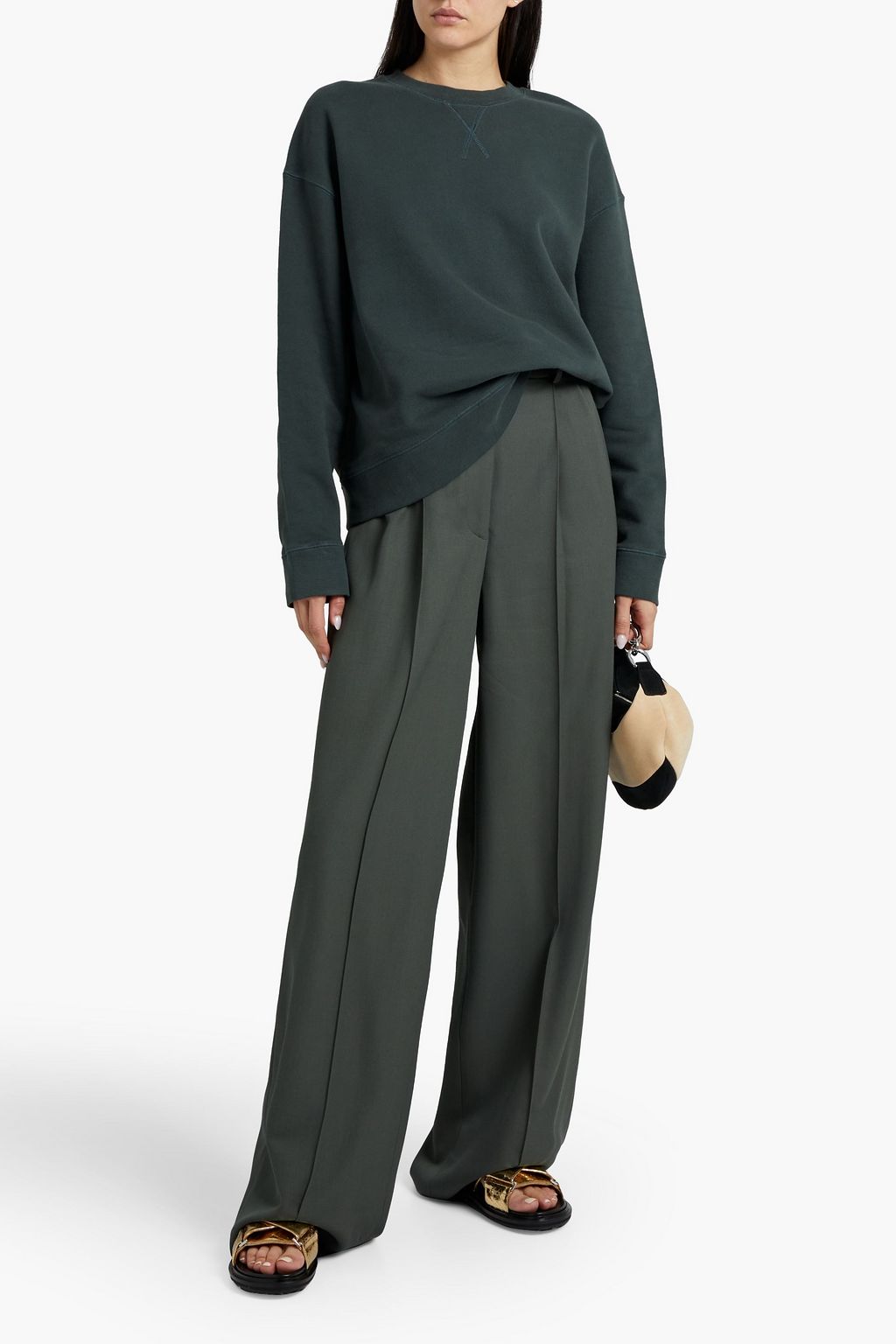 SUNSPEL French cotton-terry sweatshirt