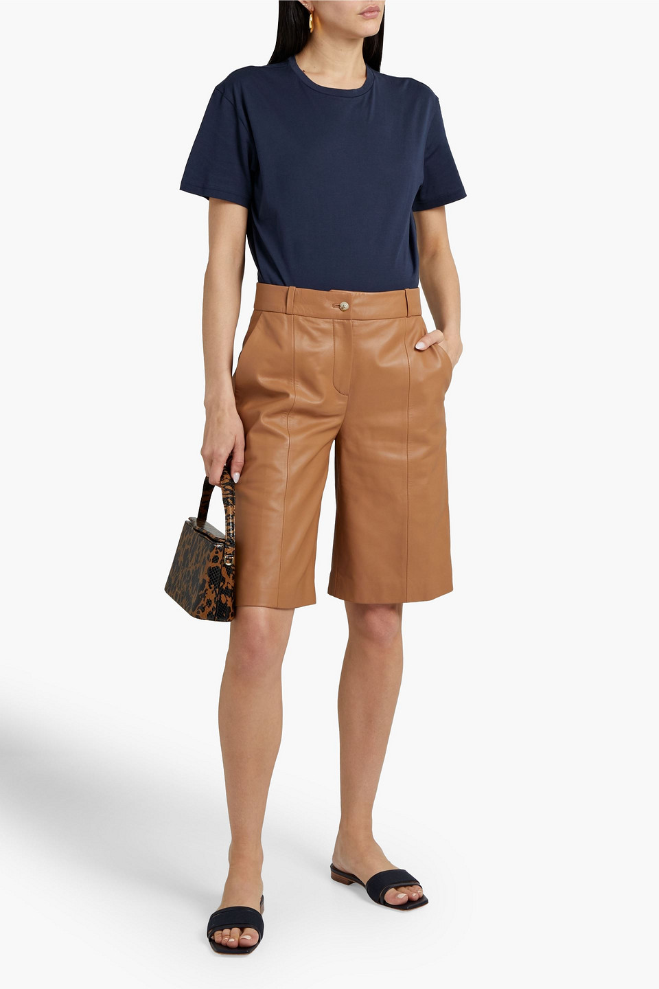 Sunspel Cotton-jersey T-shirt In Navy
