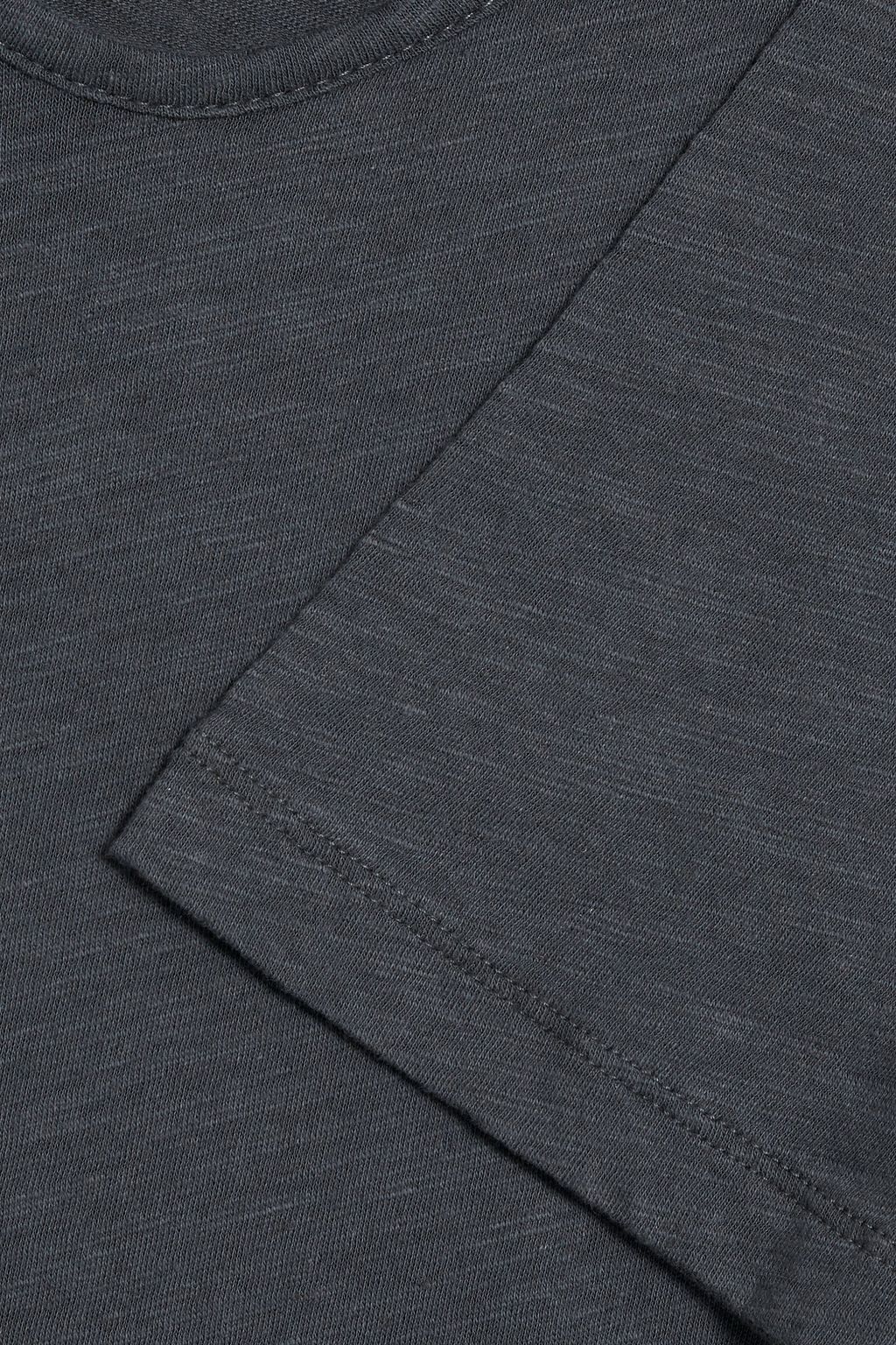 SUNSPEL Slub cotton and linen-blend jersey t-shirt