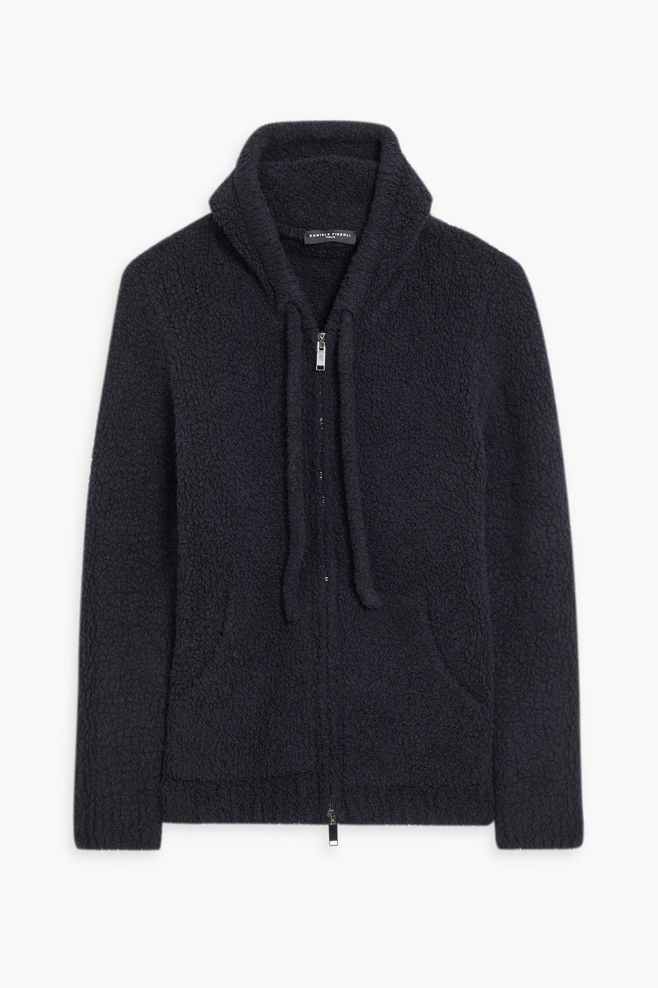 DANIELE FIESOLI Faux shearling hooded jacket