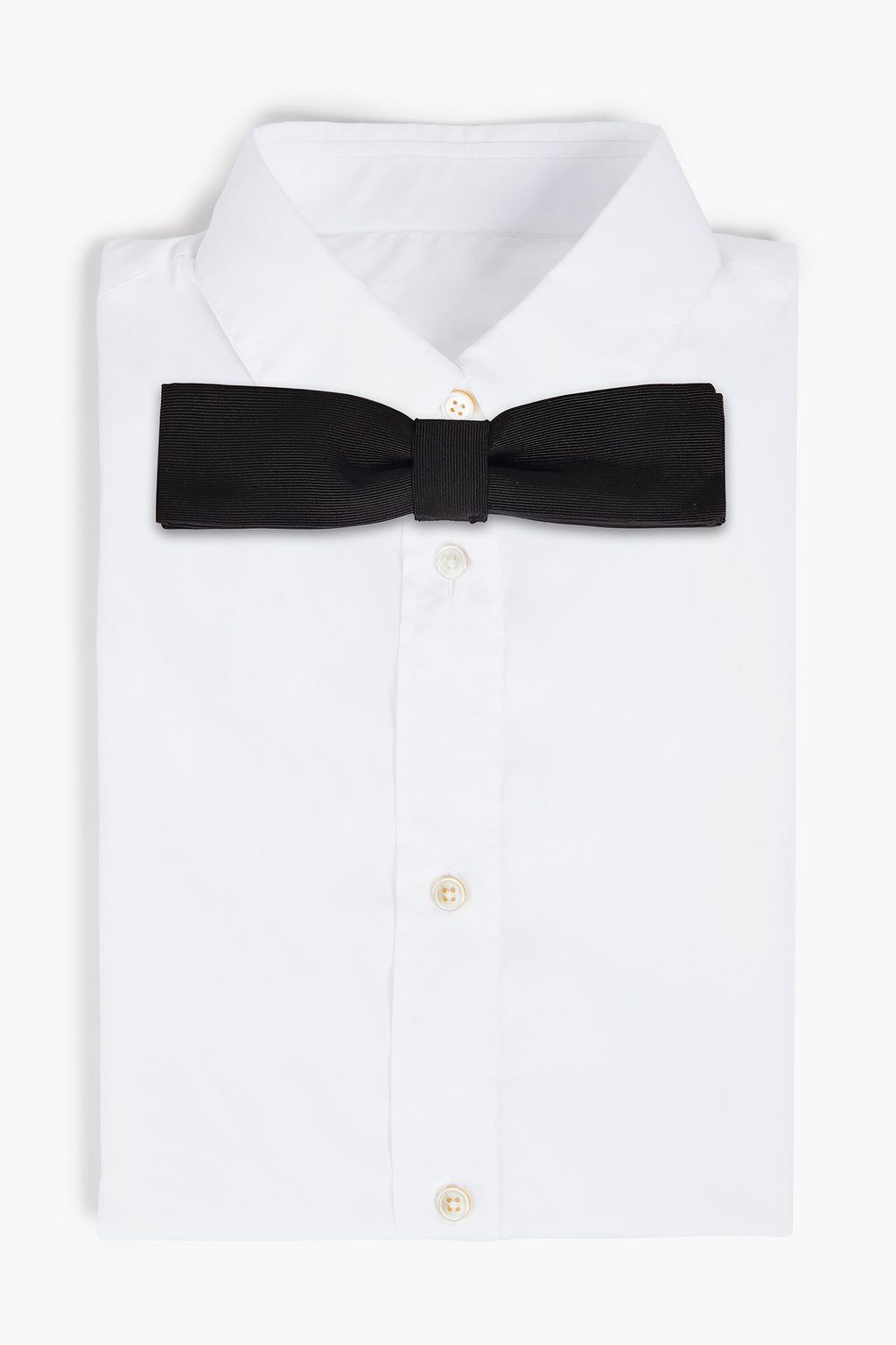 DSQUARED2 Silk and cotton-blend grosgrain bow tie