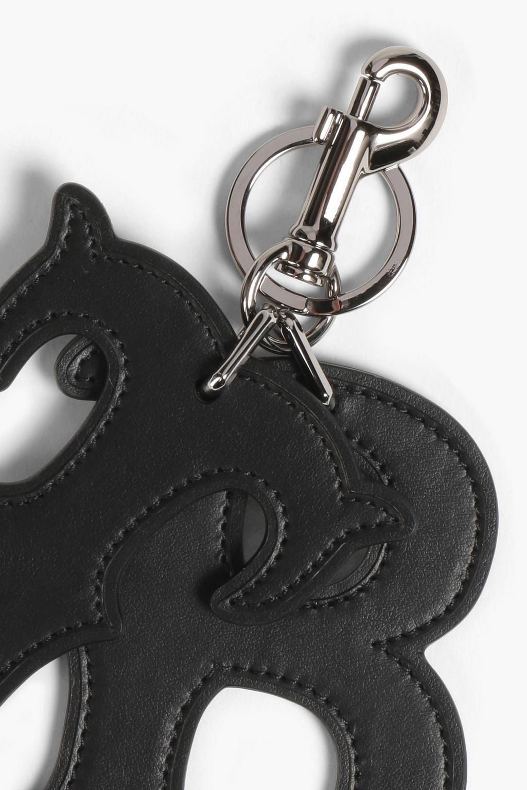BURBERRY Leather keychain