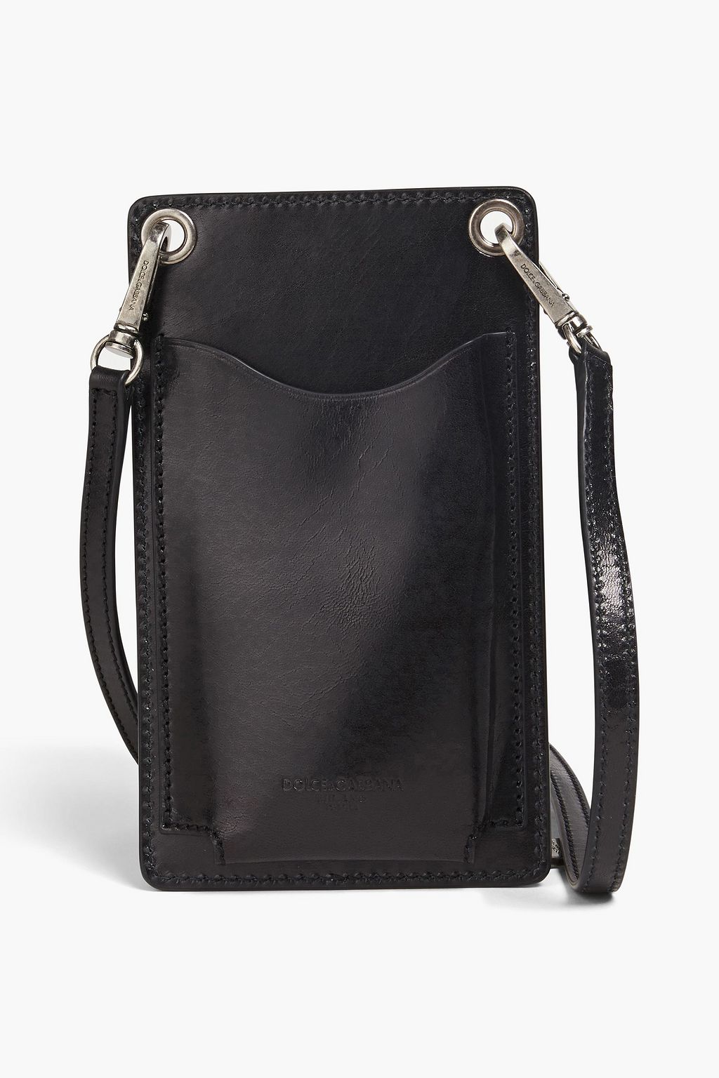 DOLCE & GABBANA Leather phone pouch