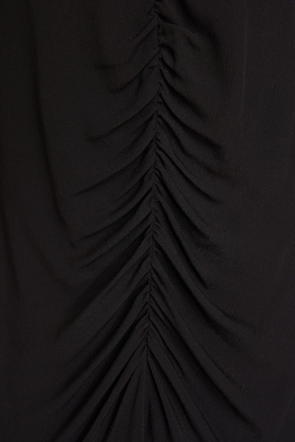 BY MALENE BIRGER クレープ ミディワンピース ルーシュ入り