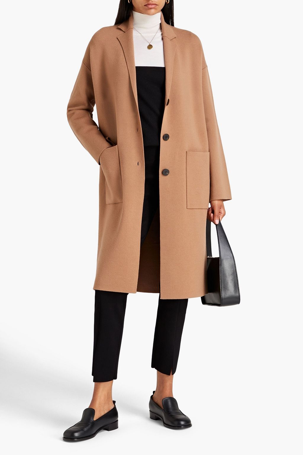 theory wool blend coat