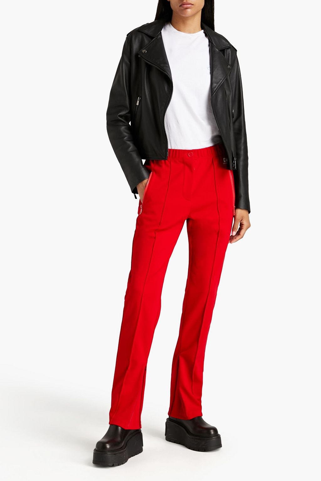 DOLCE&GABBANA Logo-print jersey track pants