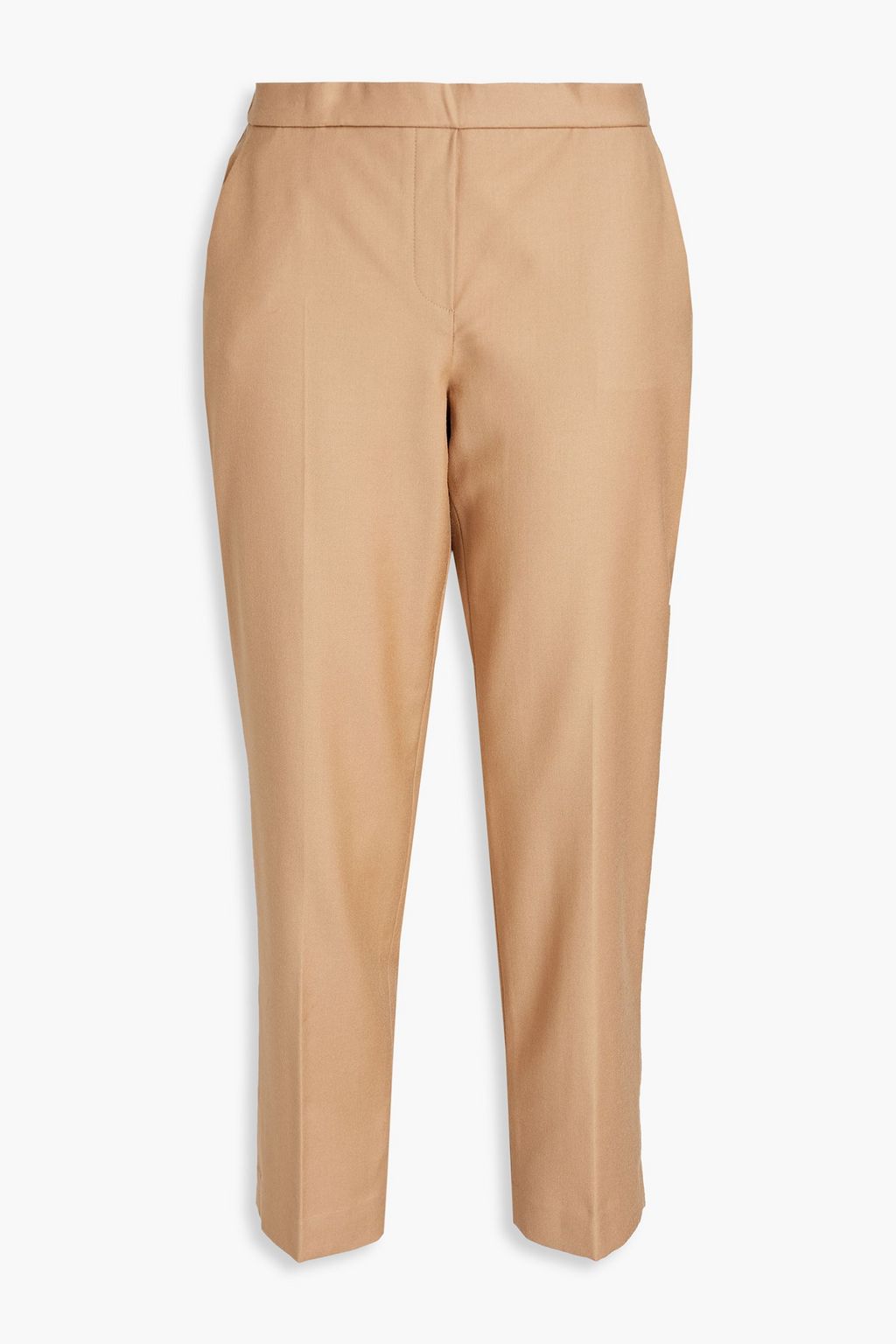 Sand Treeca cropped wool-blend tapered 