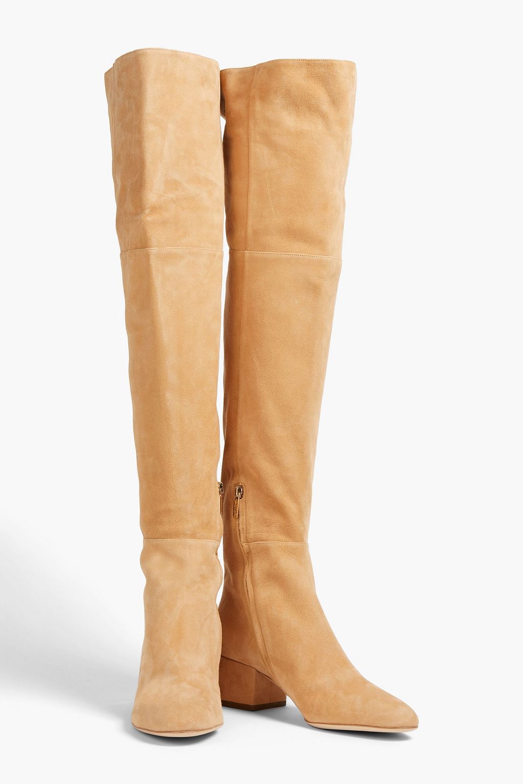 SERGIO ROSSI Suede over-the-knee boots