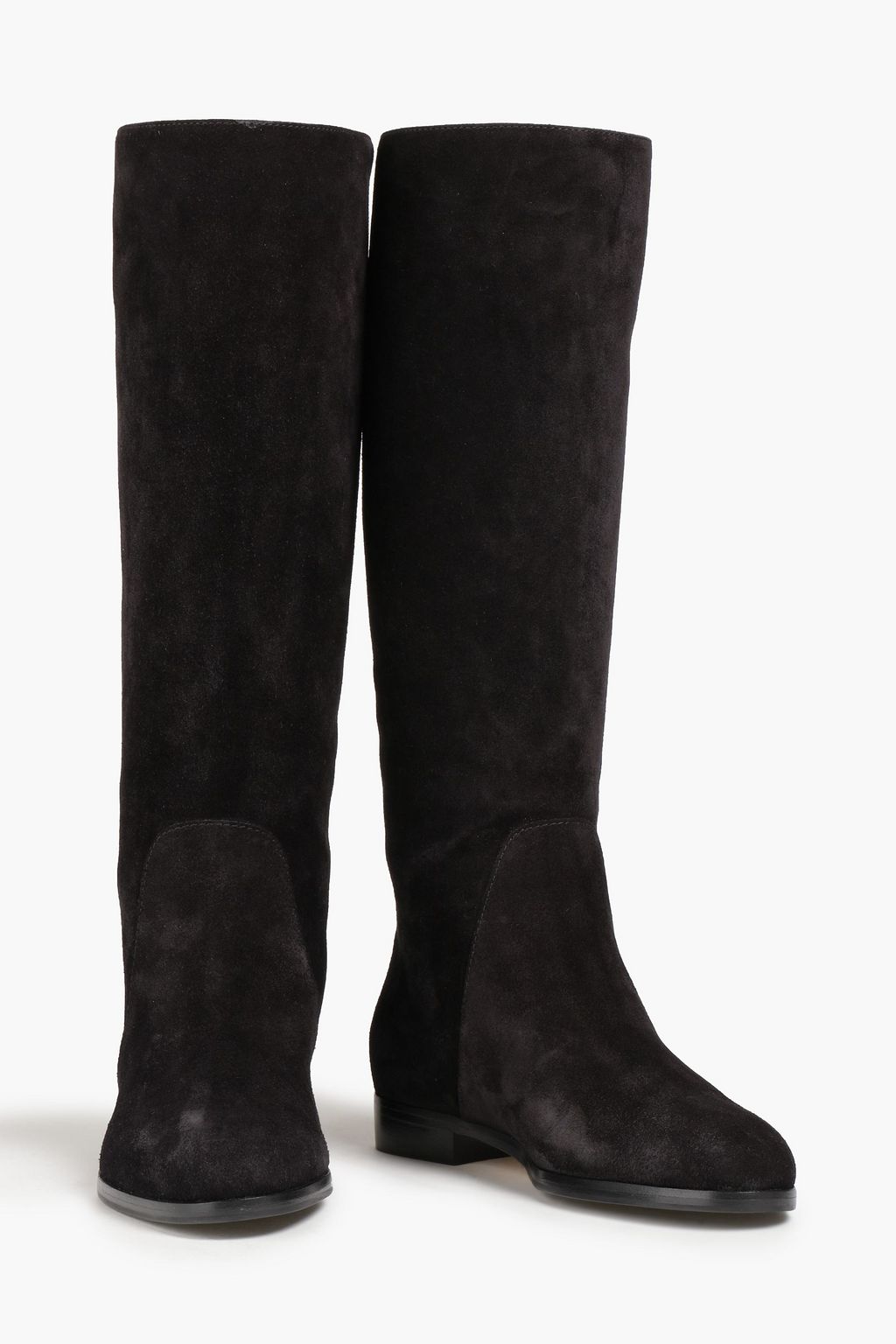 SERGIO ROSSI Brushed suede boots