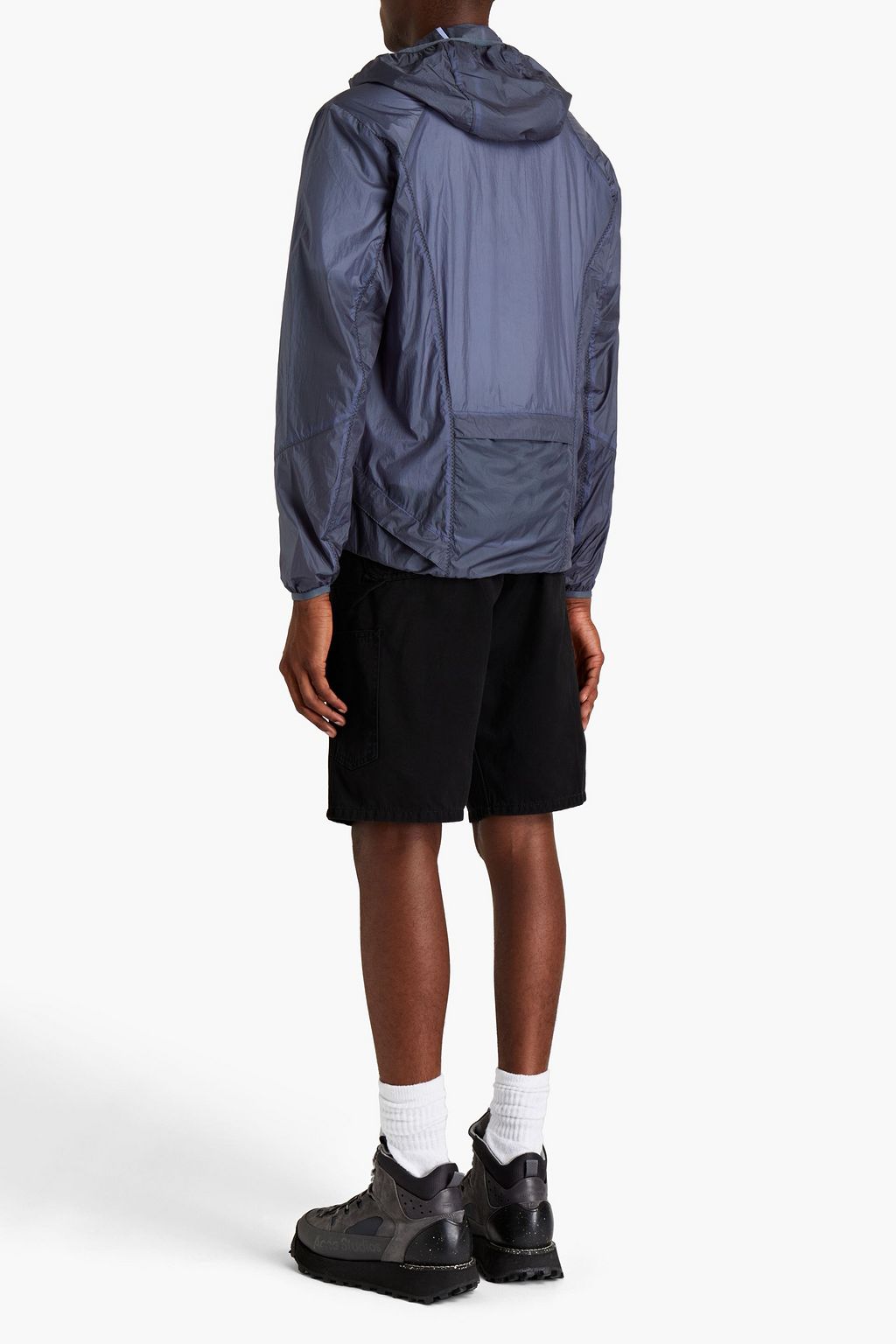 MCQ ALEXANDER MCQUEEN Logo-appliquéd shell hooded track jacket