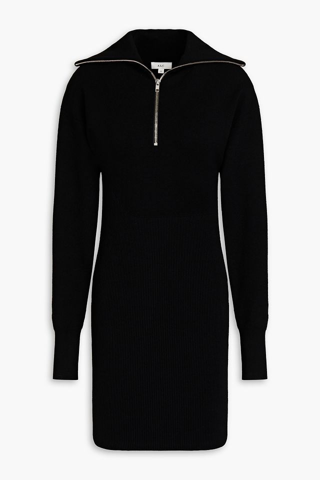 Otto ribbed-knit mini dress