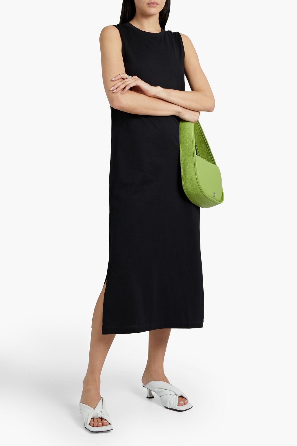SUNSPEL Cotton-jersey midi dress
