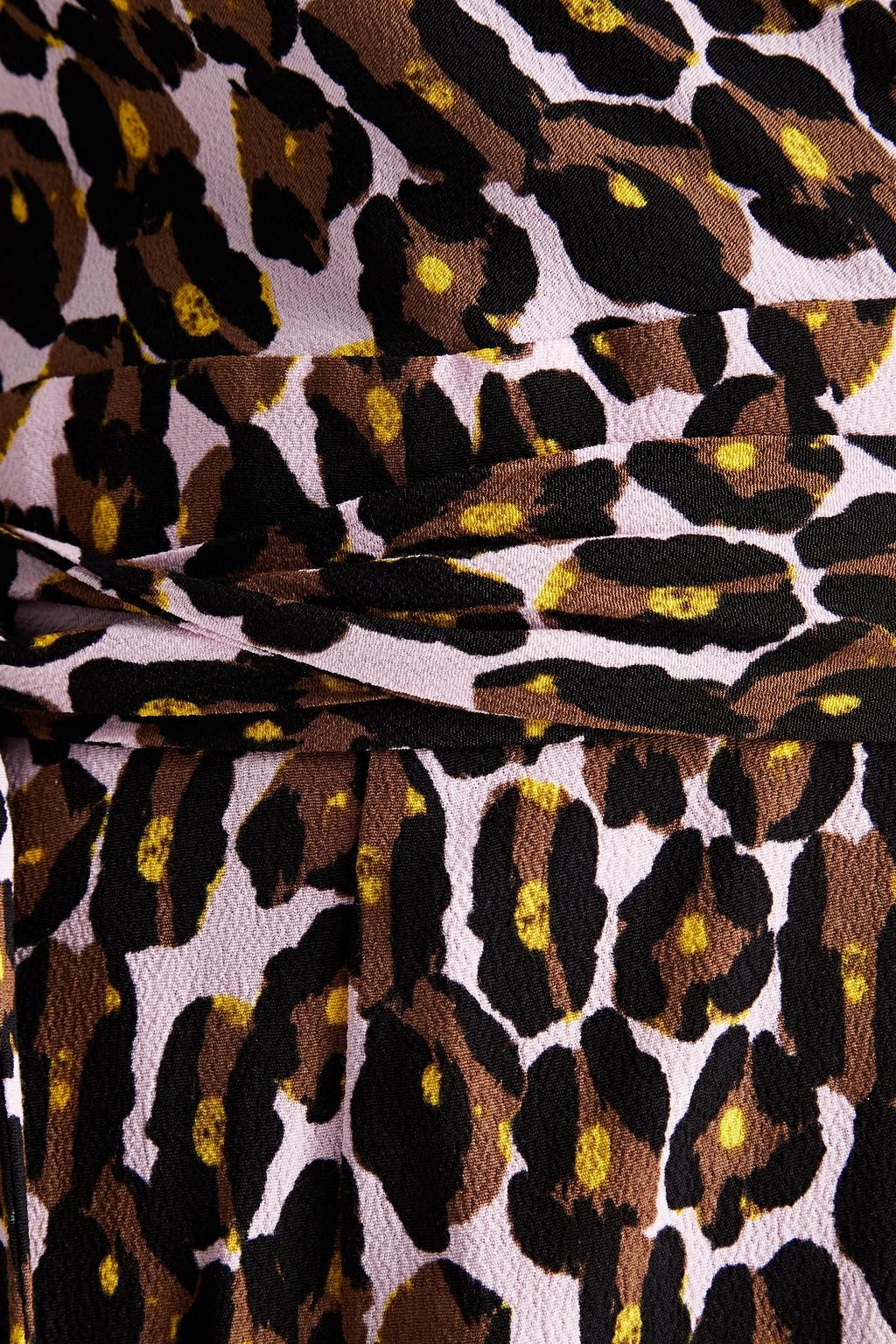 DIANE VON FURSTENBERG Charlene leopard-print crepe de chine wrap dress