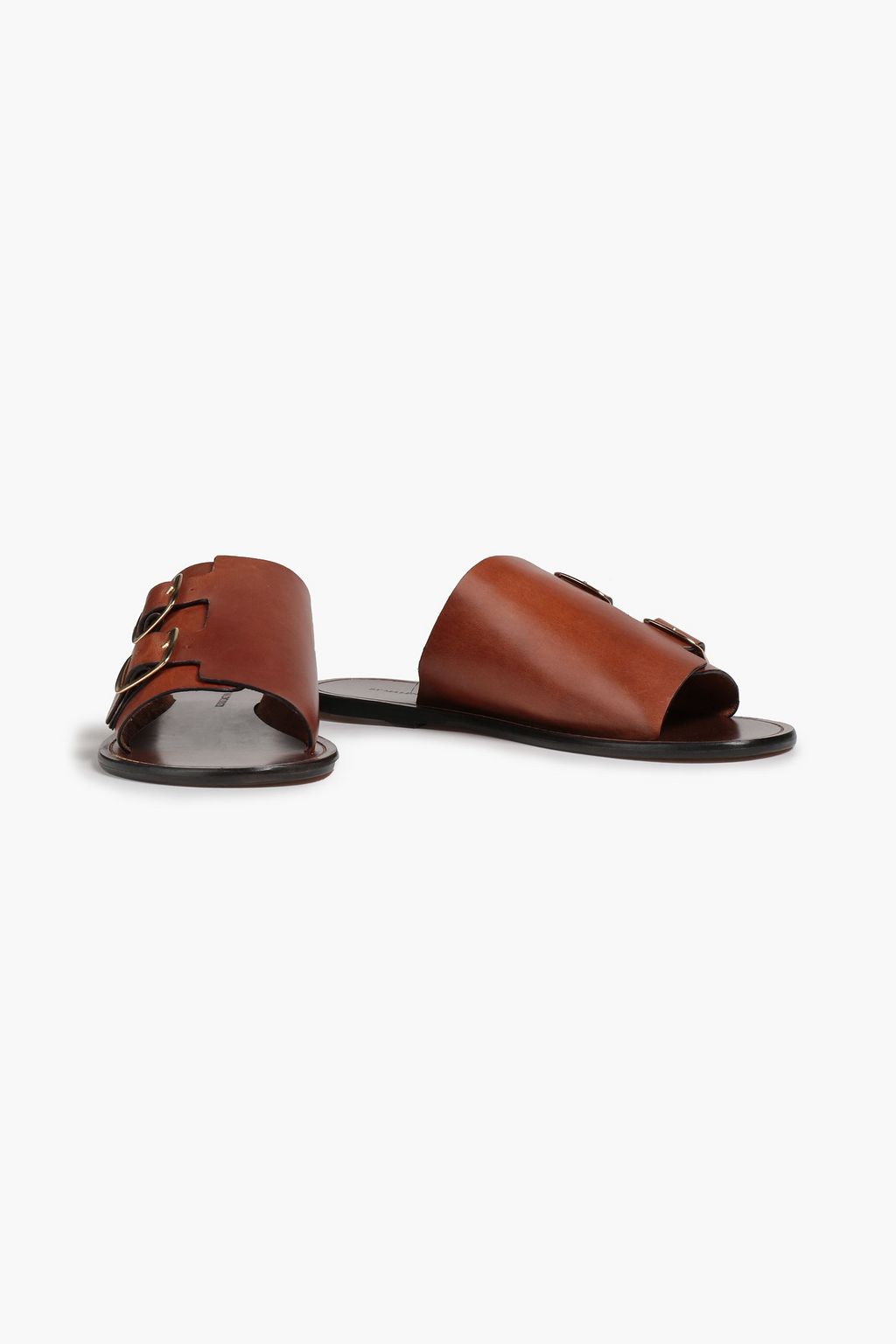 BY MALENE BIRGER レザー サンダル バックル付き