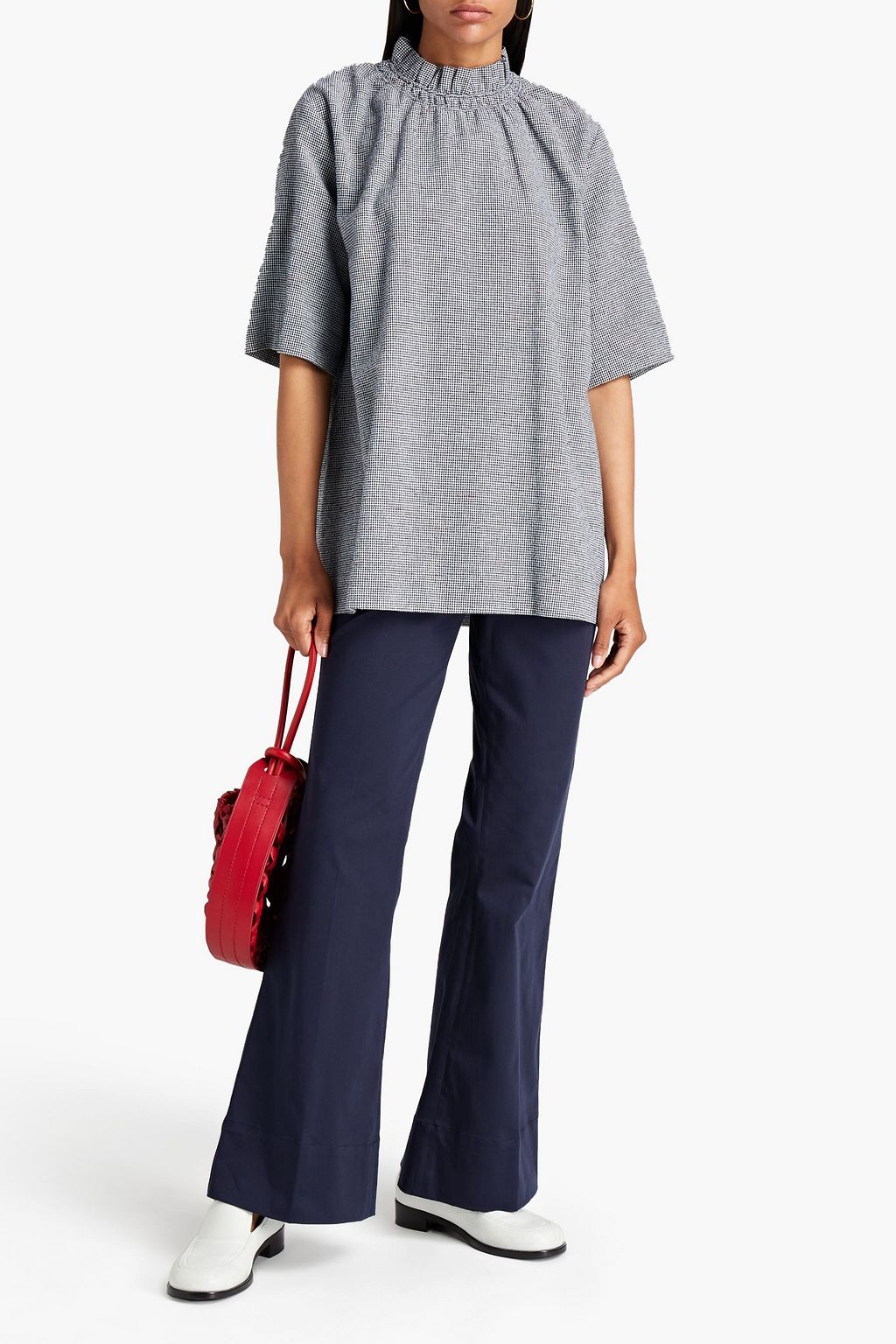 BY MALENE BIRGER コットン混 ブーツカットパンツ