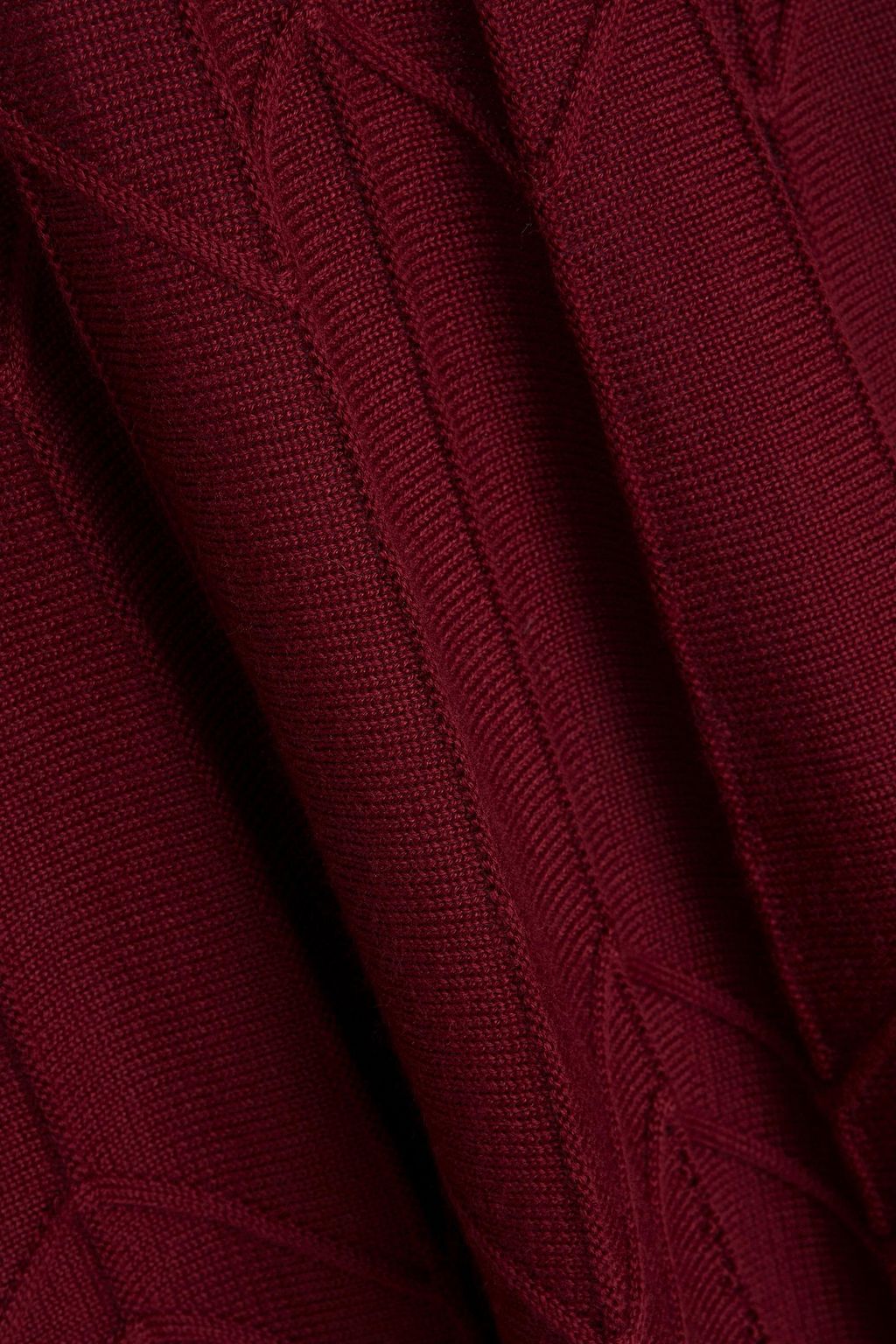 DIANE VON FURSTENBERG Dillan ribbed and jacquard-knit dress