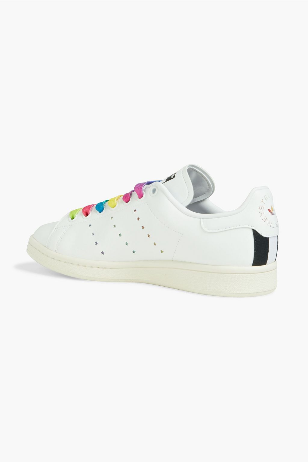 ADIDAS BY STELLA MCCARTNEY Perforated printed leather sneakers