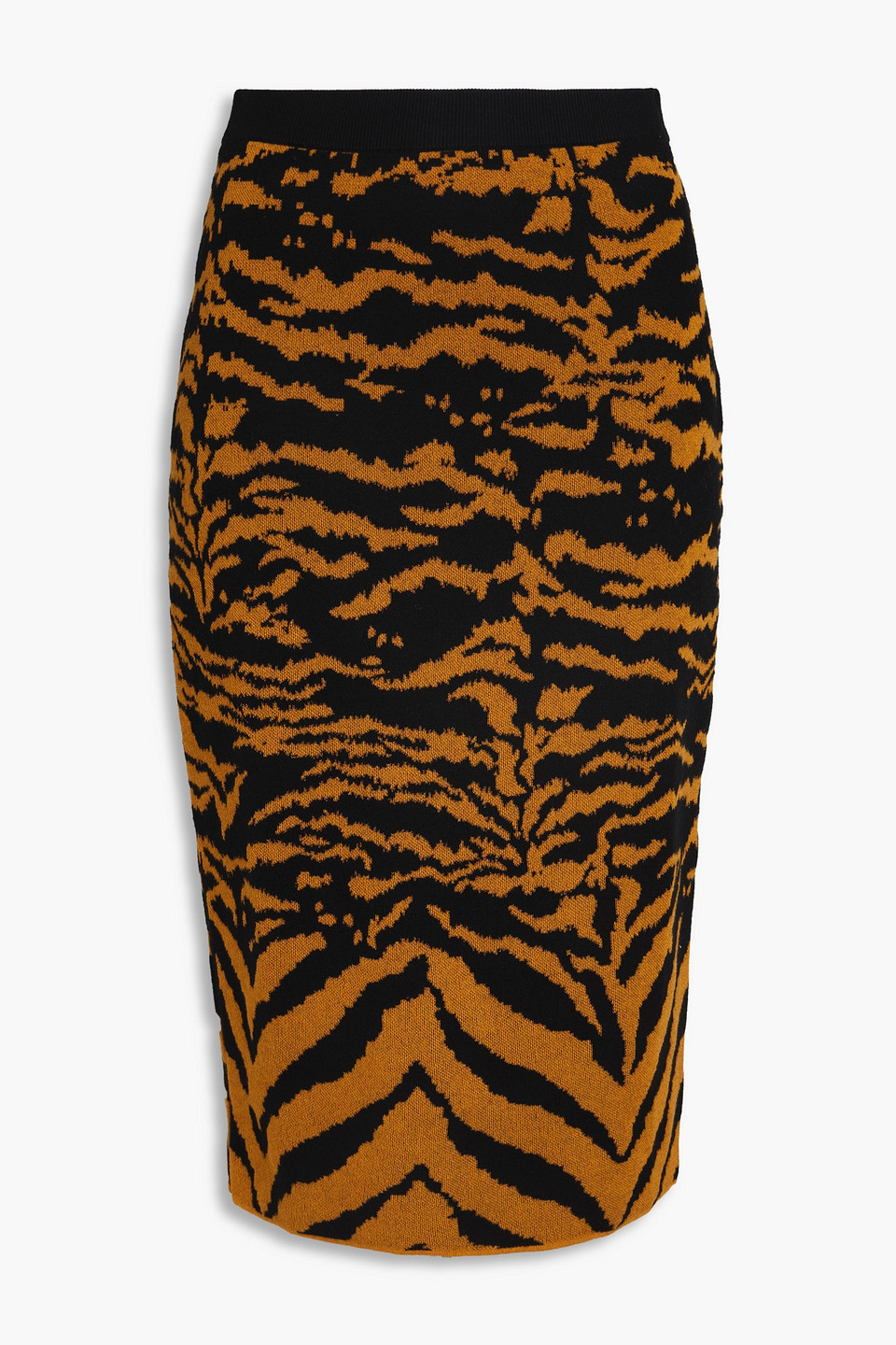 Eira cotton-blend jacquard pencil skirt