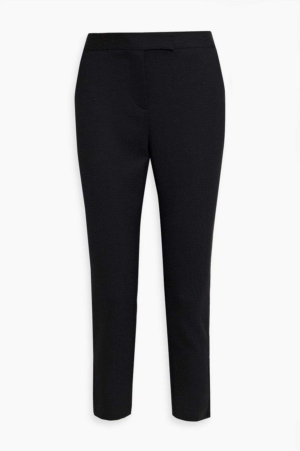 Jacquard slim-leg pants