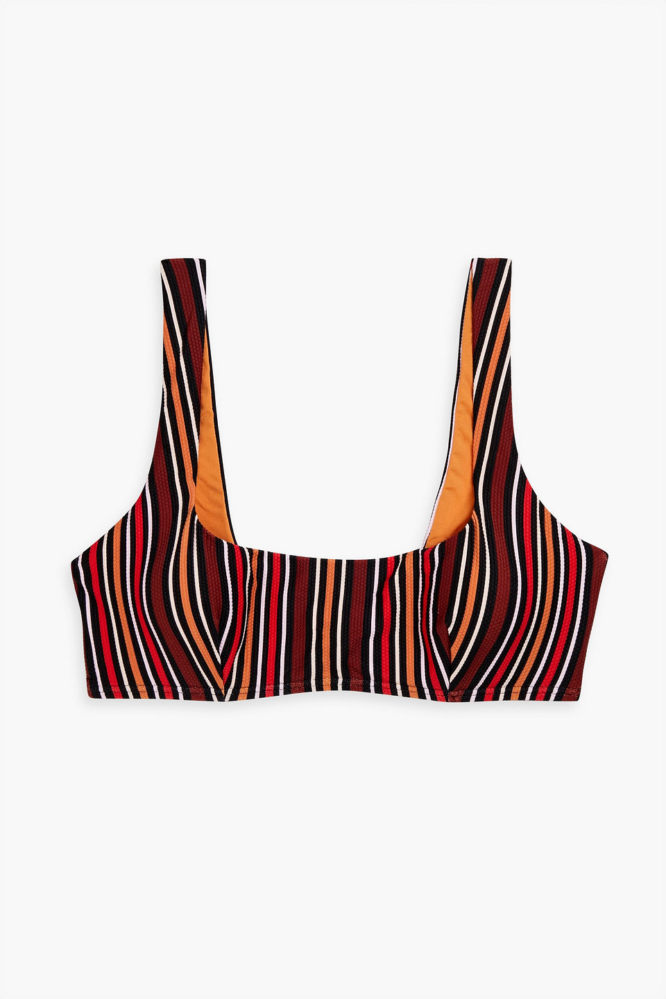 Jets Australia by Jessika Allen Bedouin textured striped bikini top