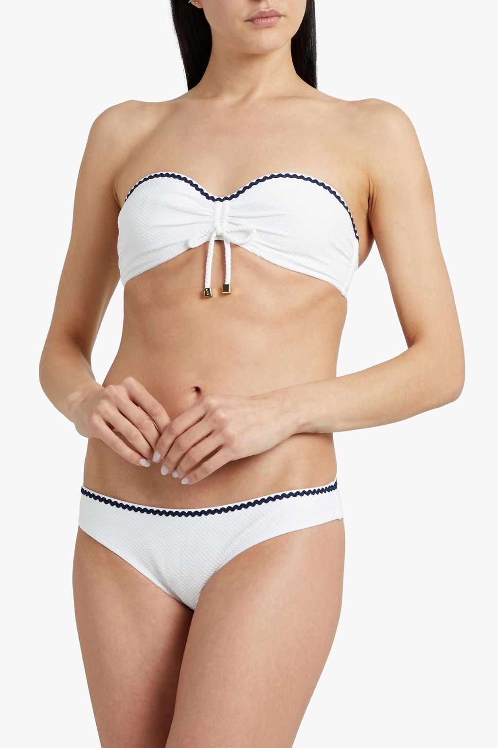 HEIDI KLEIN Stretch-piqué underwired bikini top