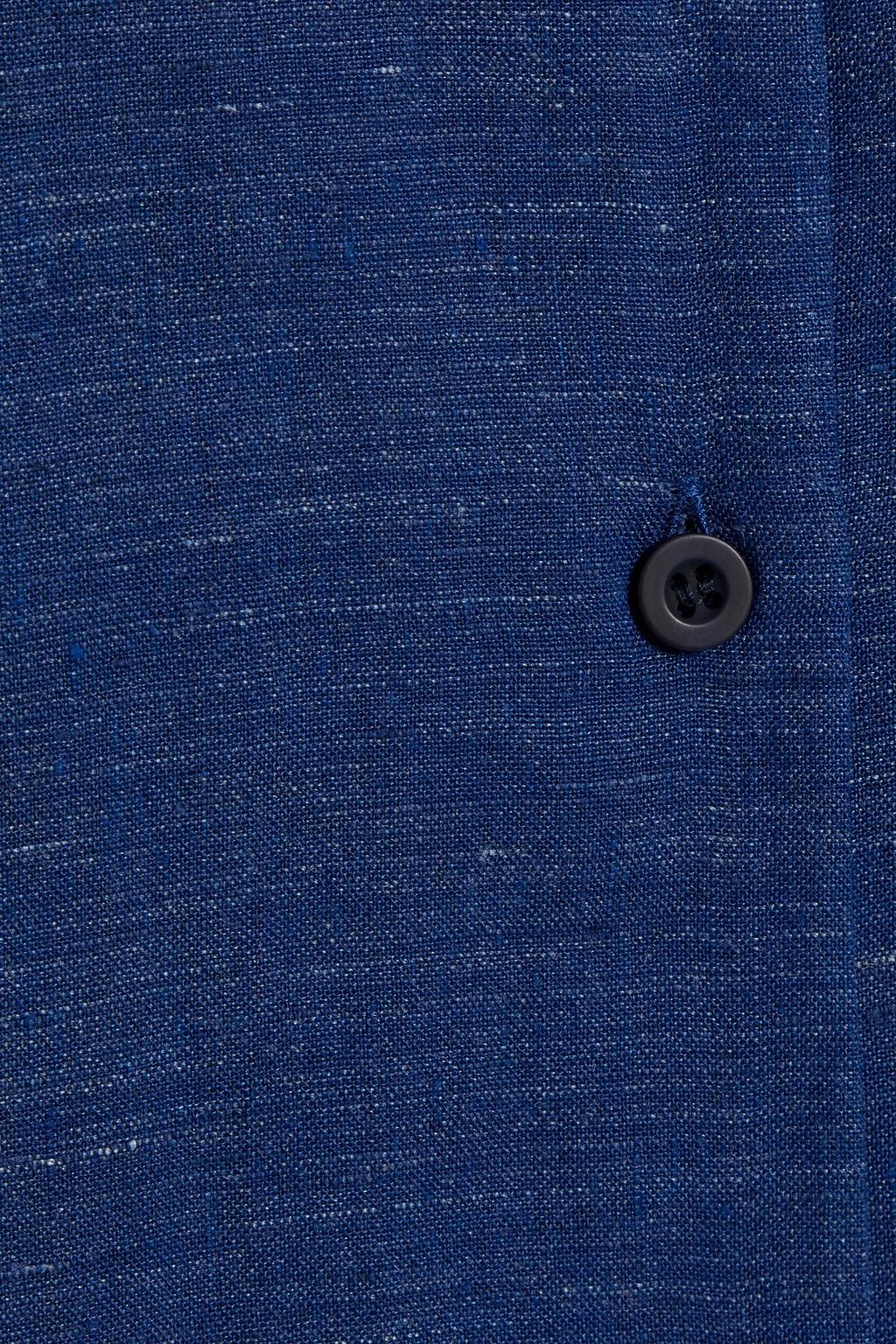 SUNSPEL Mélange slub-linen shirt
