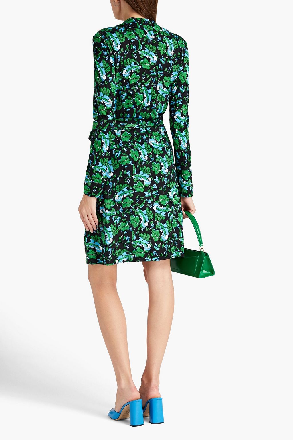 DIANE VON FURSTENBERG Jeanne Two floral-print silk-jersey wrap dress